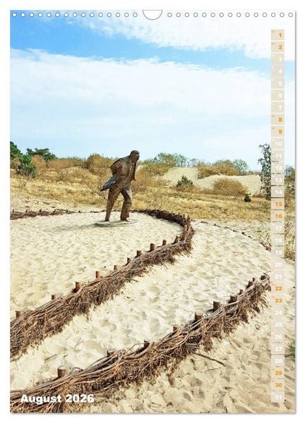 Produktbild: Kurische Nehrung &ndash; Am langen, weichen Ostsee-Strand (Wandkalender 2026 DIN A3 hoch), CALVENDO Monatskalender