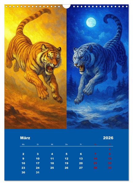 Produktbild: Spiegelwildnis (Wandkalender 2026 DIN A3 hoch), CALVENDO Monatskalender