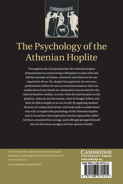 Produktbild: The Psychology of the Athenian Hoplite