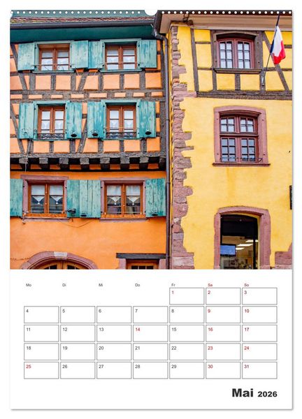 Produktbild: Riquewihr - Urlaubsplaner (Wandkalender 2026 DIN A2 hoch), CALVENDO Monatskalender