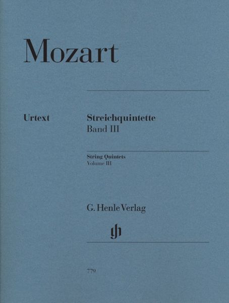 Produktbild: Wolfgang Amadeus Mozart - Streichquintette, Band III
