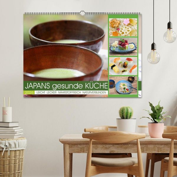 Produktbild: Japans gesunde K&uuml;che (Wandkalender 2026 DIN A2 quer), CALVENDO Monatskalender