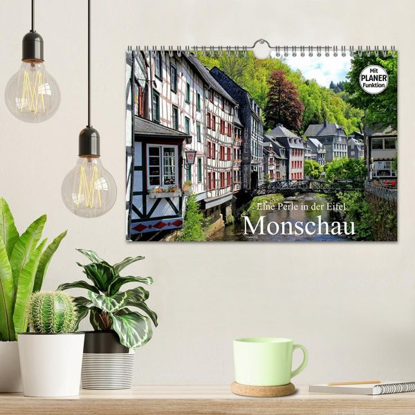Produktbild: Eine Perle in der Eifel - Monschau (Wandkalender 2026 DIN A4 quer), CALVENDO Monatskalender