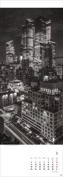 Produktbild: New York Vertical Kalender 2027