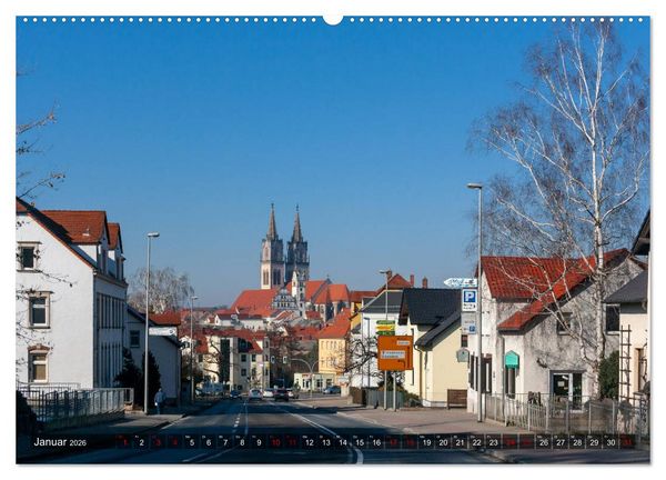 Produktbild: Unterwegs in Oschatz (Wandkalender 2026 DIN A2 quer), CALVENDO Monatskalender