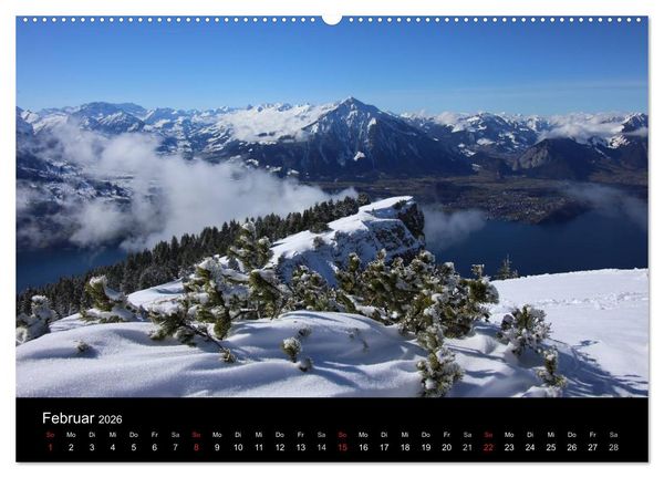 Produktbild: Unterwegs in den Schweizer Bergen - swissmountainview.ch (Wandkalender 2026 DIN A2 quer), CALVENDO Monatskalender