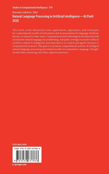 Produktbild: Natural Language Processing in Artificial Intelligence&mdash;NLPinAI 2020