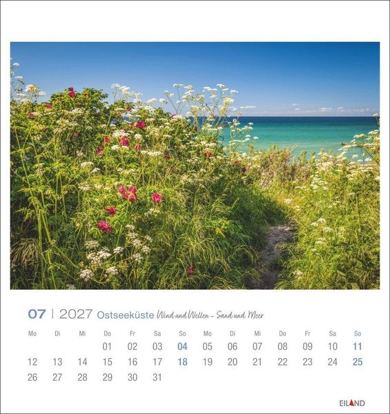 Produktbild: Ostseek&uuml;ste Postkartenkalender 2027 - Wind und Wellen - Sand und Meer