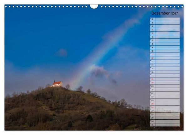 Produktbild: Rund um die Wurmlinger Kapelle (Wandkalender 2027 DIN A3 quer), CALVENDO Monatskalender