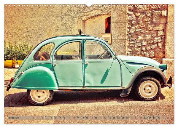 Produktbild: Die Legende - die Ente, Citro&euml;n 2CV (Wandkalender 2026 DIN A2 quer), CALVENDO Monatskalender