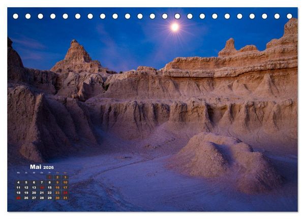 Produktbild: Kraftpl&auml;tze der Indianer (Tischkalender 2026 DIN A5 quer), CALVENDO Monatskalender