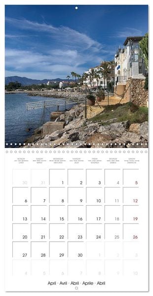 Produktbild: Marbella - Chic and Charming (Wall Calendar 2026 12 &times; 12 Inch) CALVENDO 12 Month Wall Calendar