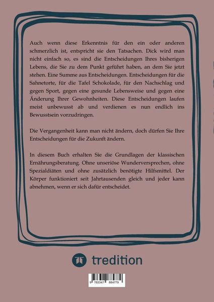 Produktbild: Dick sein ist eine Entscheidung