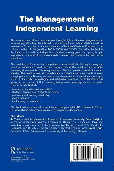 Produktbild: Management of Independent Learning Systems