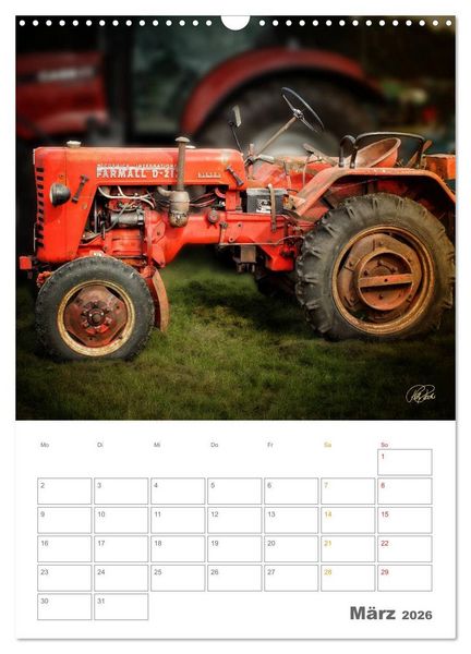 Produktbild: Oldtimer - mein Trecker (Wandkalender 2026 DIN A3 hoch), CALVENDO Monatskalender