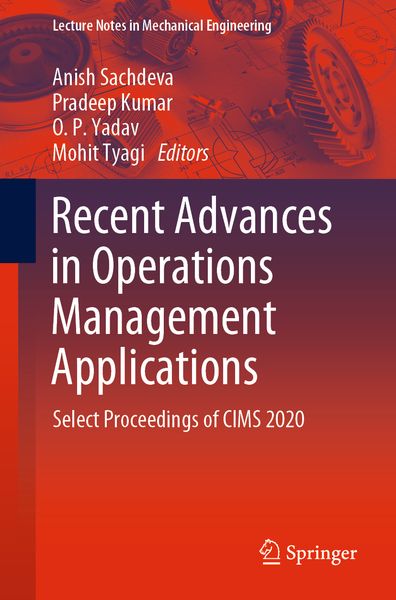 Produktbild: Recent Advances in Operations Management Applications