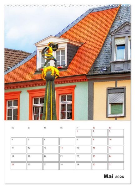 Produktbild: Stadt Speyer - Reiseplaner (Wandkalender 2026 DIN A2 hoch), CALVENDO Monatskalender