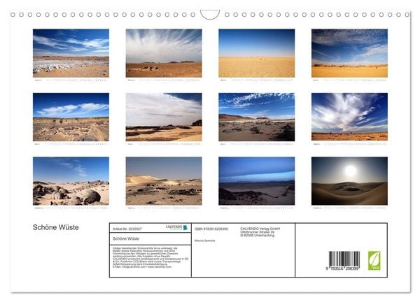Produktbild: Sch&ouml;ne W&uuml;ste (Wandkalender 2026 DIN A3 quer), CALVENDO Monatskalender