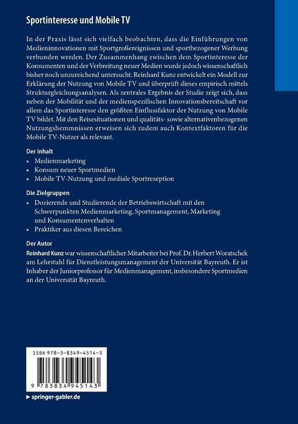 Produktbild: Sportinteresse und Mobile TV