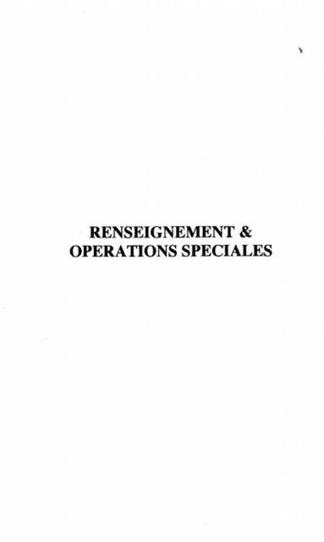 Produktbild: Renseignement et operation speciale no. 11