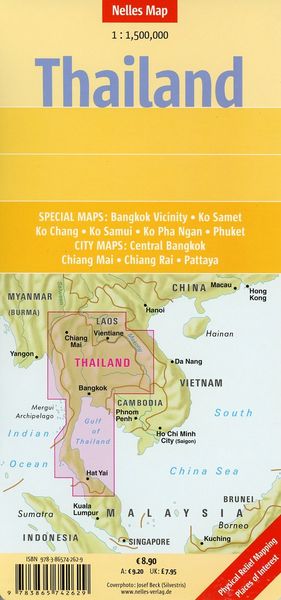 Produktbild: Thailand 1 : 1 500 000