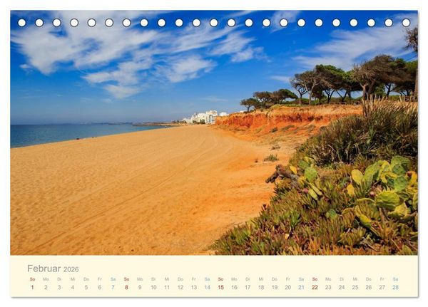 Produktbild: Algarve - Portugals goldene K&uuml;ste (Tischkalender 2026 DIN A5 quer), CALVENDO Monatskalender