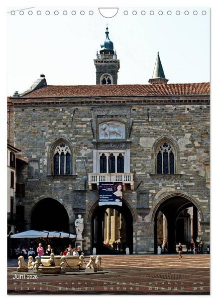 Produktbild: Bergamo (Wandkalender 2026 DIN A4 hoch), CALVENDO Monatskalender