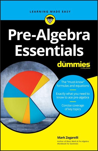 Produktbild: Pre-Algebra Essentials For Dummies