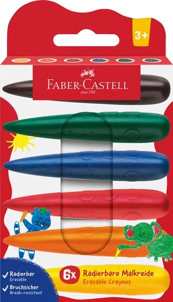 Produktbild: FABER-CASTELL Malkreide Finger 6 St&uuml;ck