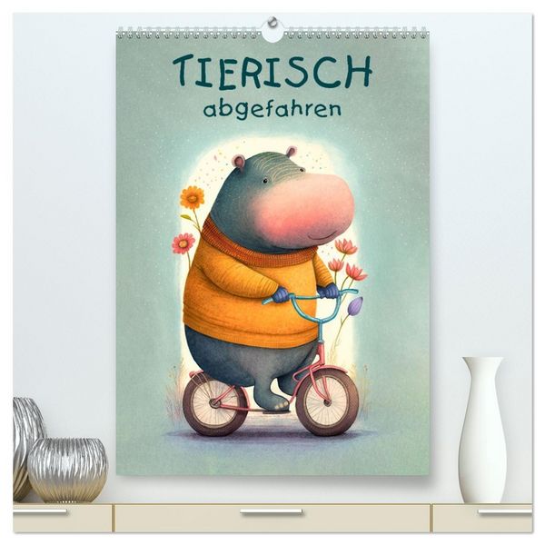 Produktbild: Tierisch abgefahren (hochwertiger Premium Wandkalender 2026 DIN A2 hoch), Kunstdruck in Hochglanz