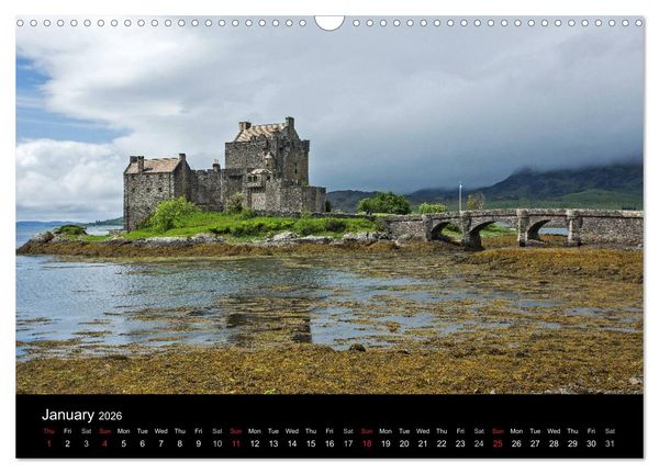 Produktbild: Historic Scotland (Wall Calendar 2026 DIN A3 landscape), CALVENDO 12 Month Wall Calendar