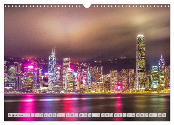 Produktbild: Hongkong Impressionen (Wandkalender 2026 DIN A3 quer), CALVENDO Monatskalender