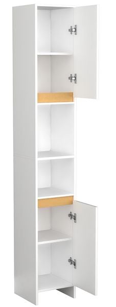 Holz Badmöbel Badschrank Hochschrank Malira