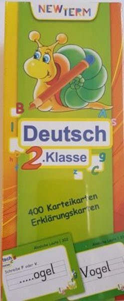 Karteikartenbox Deutsch, Klasse 2