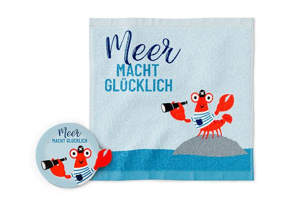 Produktbild: Mag. Handtuch 30x30 Krabbe