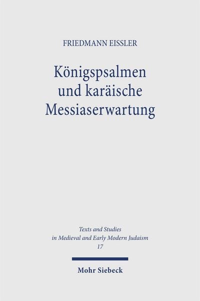Produktbild: K&ouml;nigspsalmen und kar&auml;ische Messiaserwartung