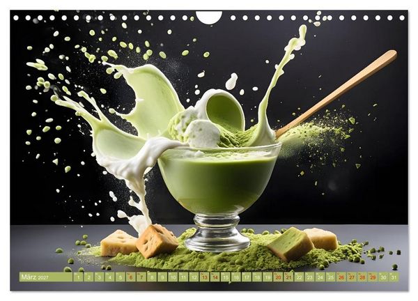 Produktbild: Lifestyle Matcha - Hot und Cool (Wandkalender 2027 DIN A4 quer), CALVENDO Monatskalender