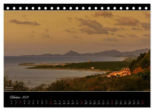 Produktbild: Sardinien Panoramakalender / CH-Version (Tischkalender 2027 DIN A5 quer), CALVENDO Monatskalender