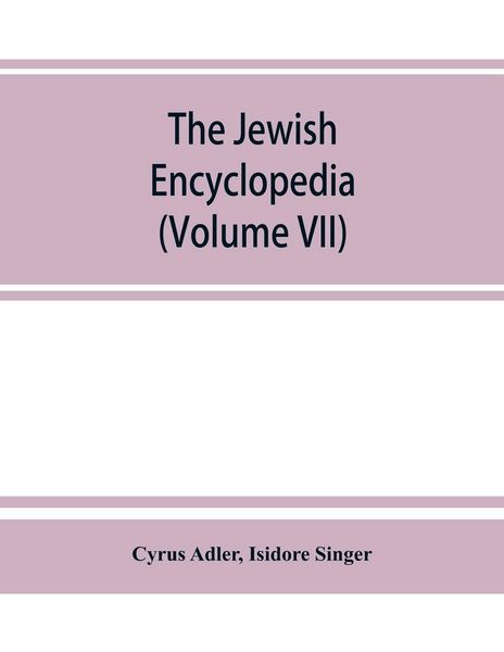 Produktbild: The Jewish encyclopedia