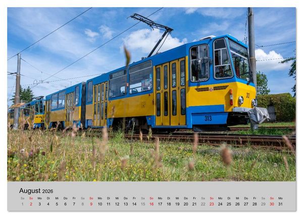 Produktbild: Stra&szlig;enbahnklassiker auf Schienen (Wandkalender 2026 DIN A2 quer), CALVENDO Monatskalender