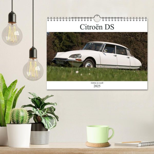 Produktbild: Citro&euml;n DS - G&ouml;ttin in wei&szlig; (Wandkalender 2025 DIN A4 quer), CALVENDO Monatskalender