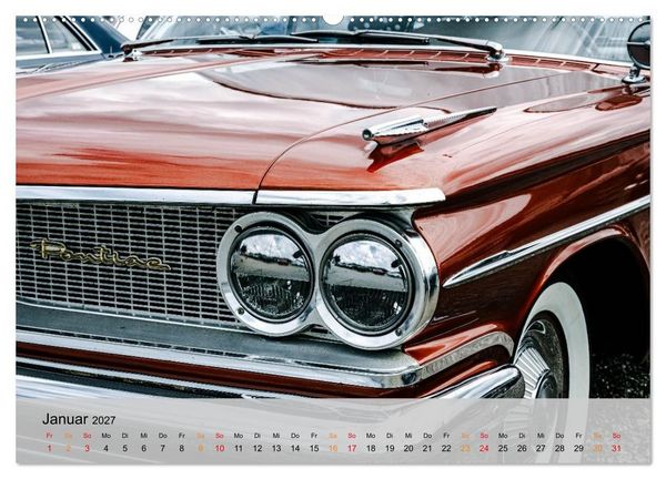 Produktbild: Pontiac Star Chief - Details voller Stil (Wandkalender 2027 DIN A2 quer), CALVENDO Monatskalender