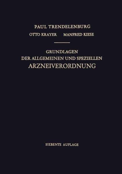 Produktbild: Grundlagen der Allgemeinen und Speziellen Arzneiverordnung