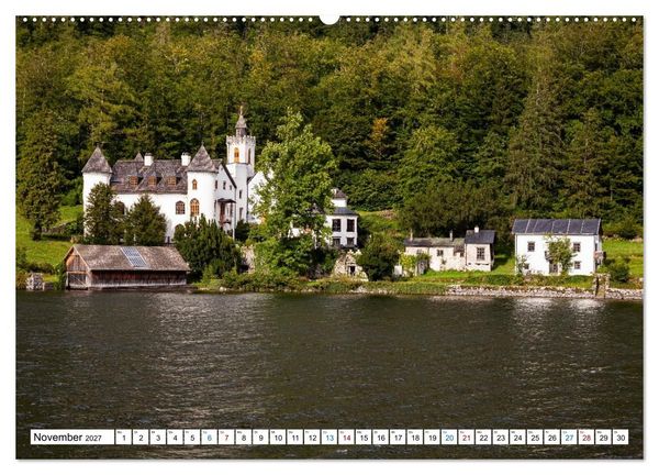 Produktbild: Hallstatt und der Hallst&auml;tter See (hochwertiger Premium Wandkalender 2027 DIN A2 quer), Kunstdruck in Hochglanz