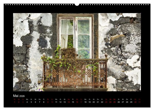 Produktbild: Morbider Charme - Vergessene Orte auf den Azoren - (hochwertiger Premium Wandkalender 2026 DIN A2 quer), Kunstdruck in Hochglanz