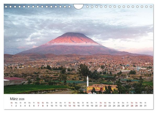 Produktbild: Geheimnisvolles Peru (Wandkalender 2026 DIN A4 quer), CALVENDO Monatskalender