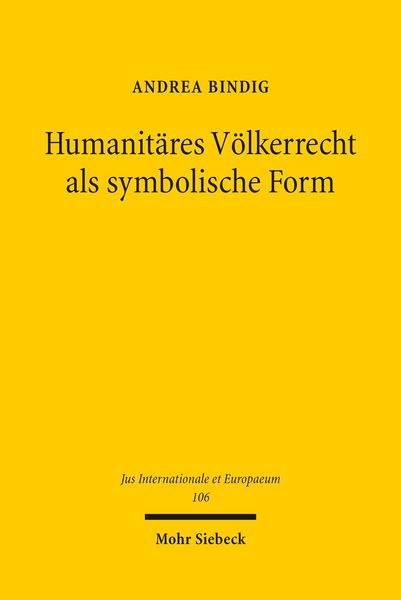 Produktbild: Humanit&auml;res V&ouml;lkerrecht als symbolische Form