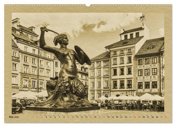 Produktbild: Polen &ndash; Ein Kalender im Zeitungsstil (hochwertiger Premium Wandkalender 2026 DIN A2 quer), Kunstdruck in Hochglanz