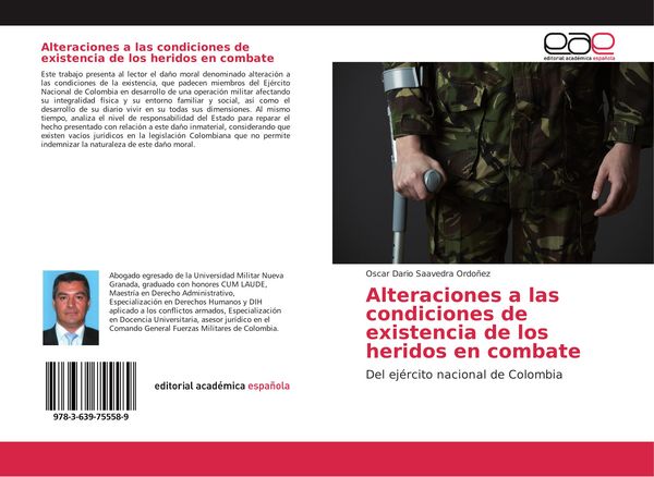 Produktbild: Alteraciones a las condiciones de existencia de los heridos en combate