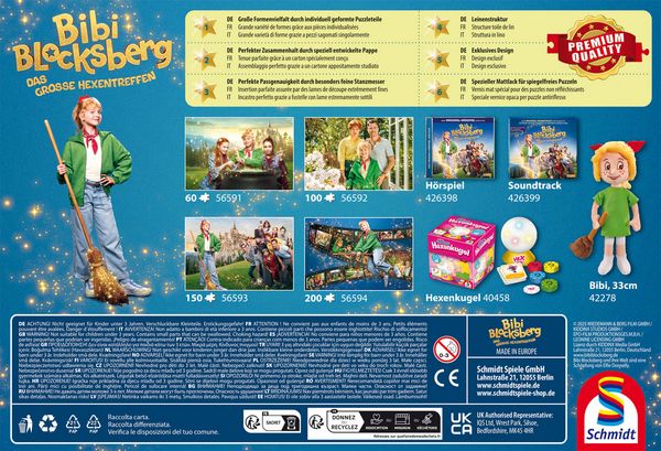 Produktbild: Das gro&szlig;e Hexentreffen, Familie Blocksberg, 100 Teile